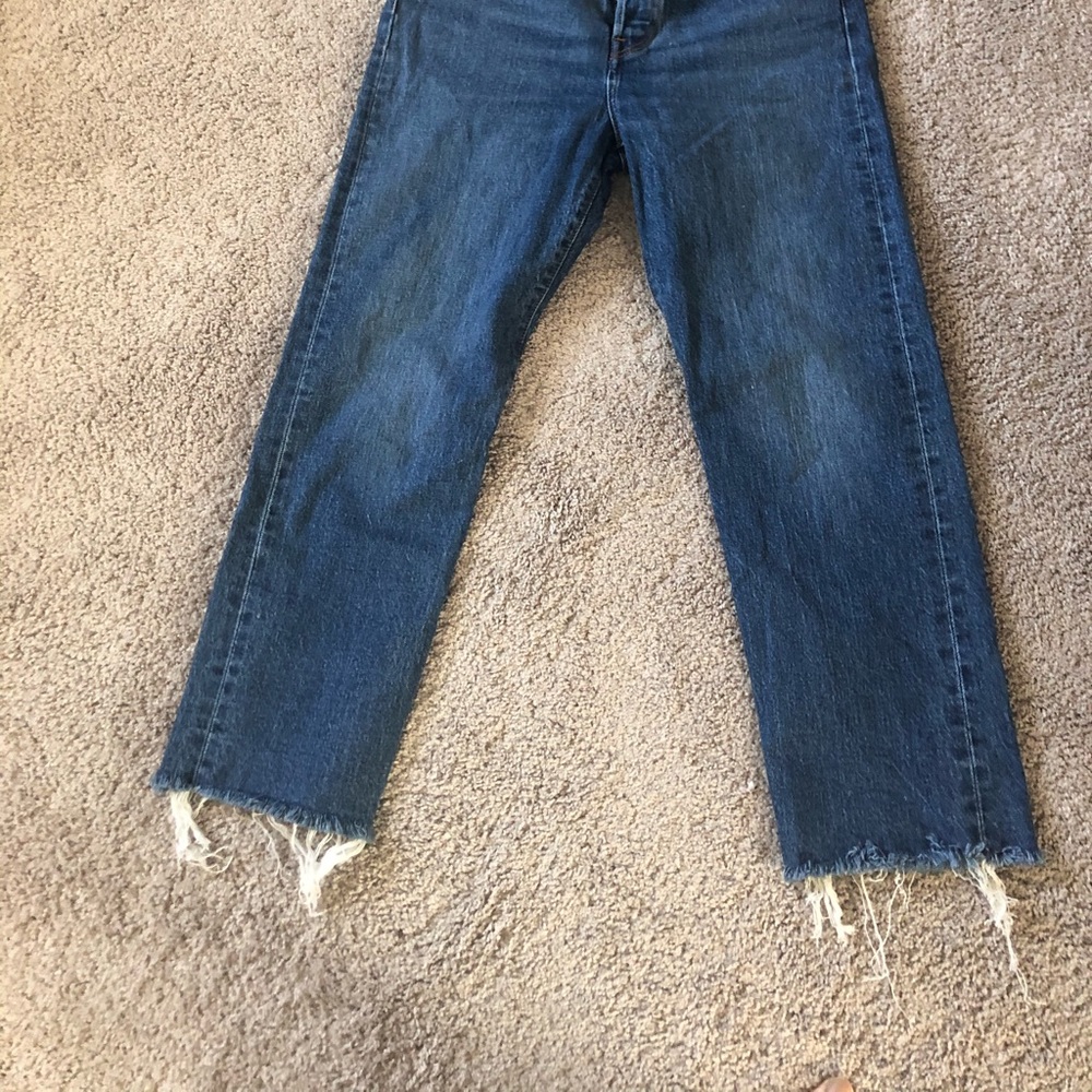 Levi wedgie straight jeans
